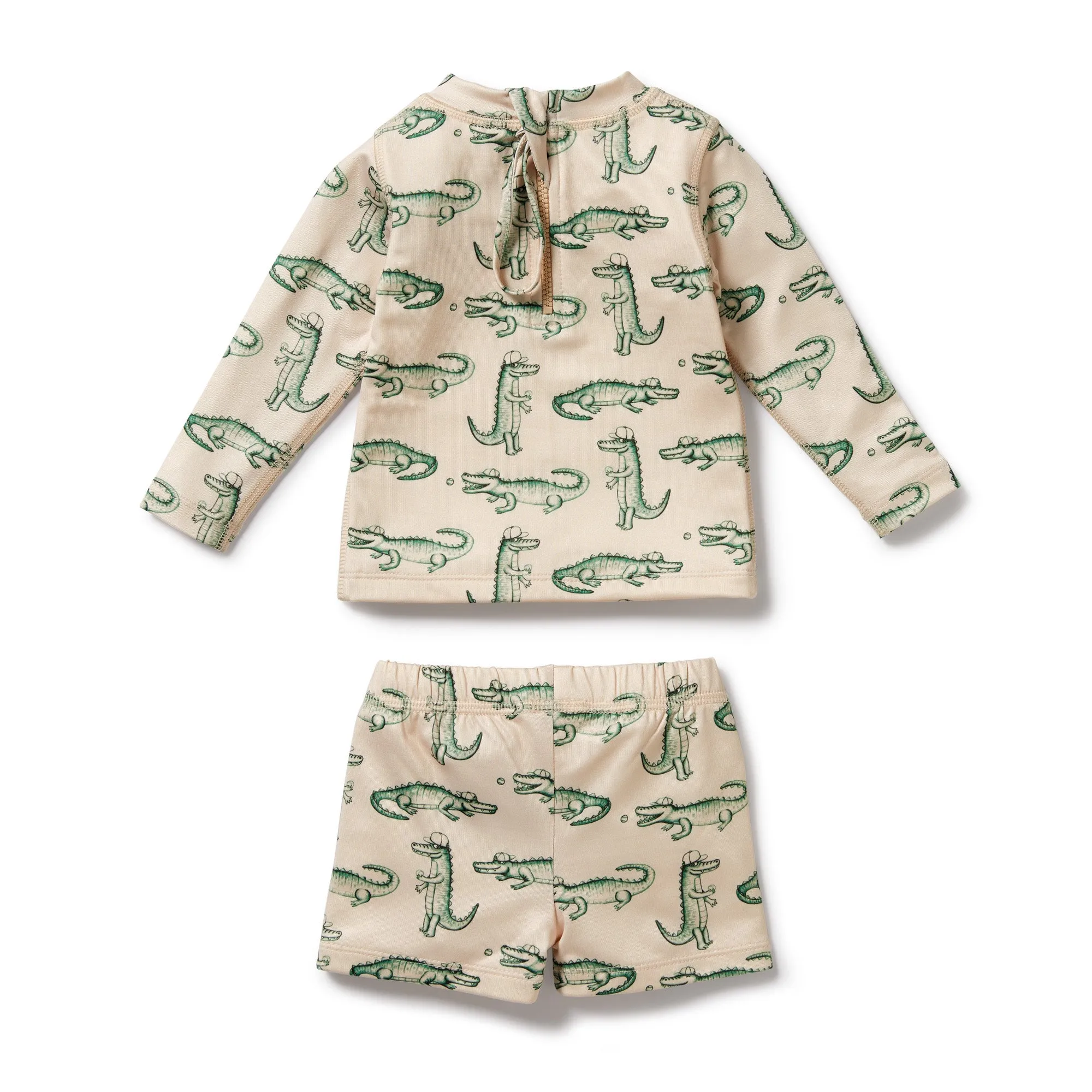 Wilson and Frenchy Rashie Swim Set - Little Croc