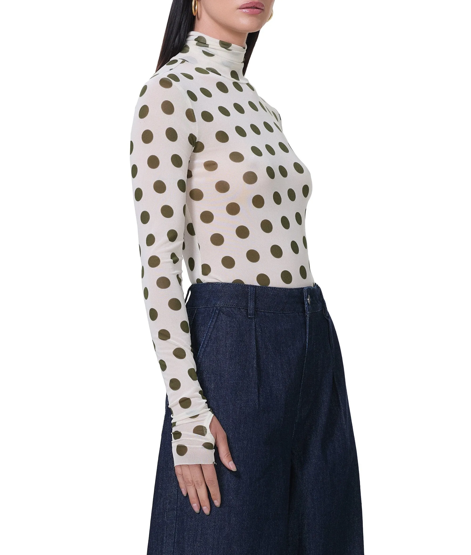 Zadie Top - Birch Dot
