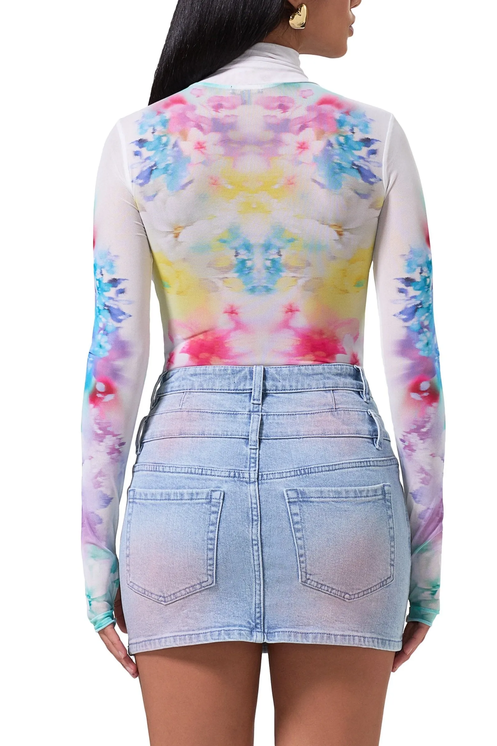 Zadie Top - Blur Blossom