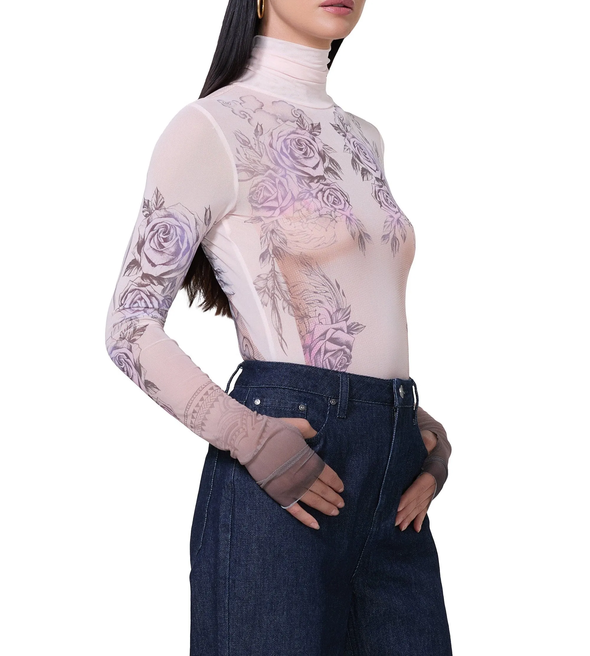 Zadie Top - Lilac Tattoo
